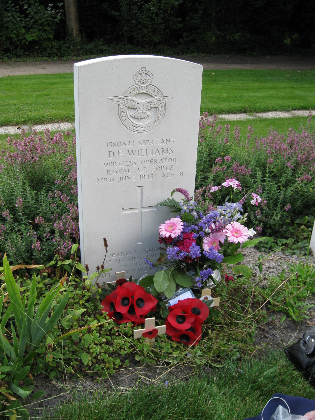 Headstone from recent visit in 2013